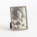 Saro Lifestyle SARO PF065.GL57 Vintage Rhinestone Jeweled Photo Frame  Gold PF065.GL57